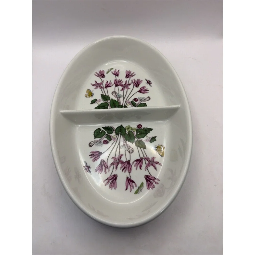 Portmeirion Divided Casserole Botanic Garden Baking/Serving Dish